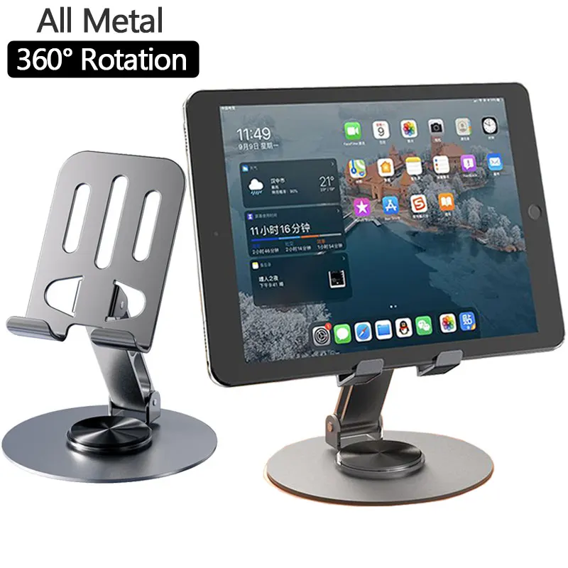 Phone Stand Aluminum - 1/2PCS Universal Totalmente Metálico de Aluminio