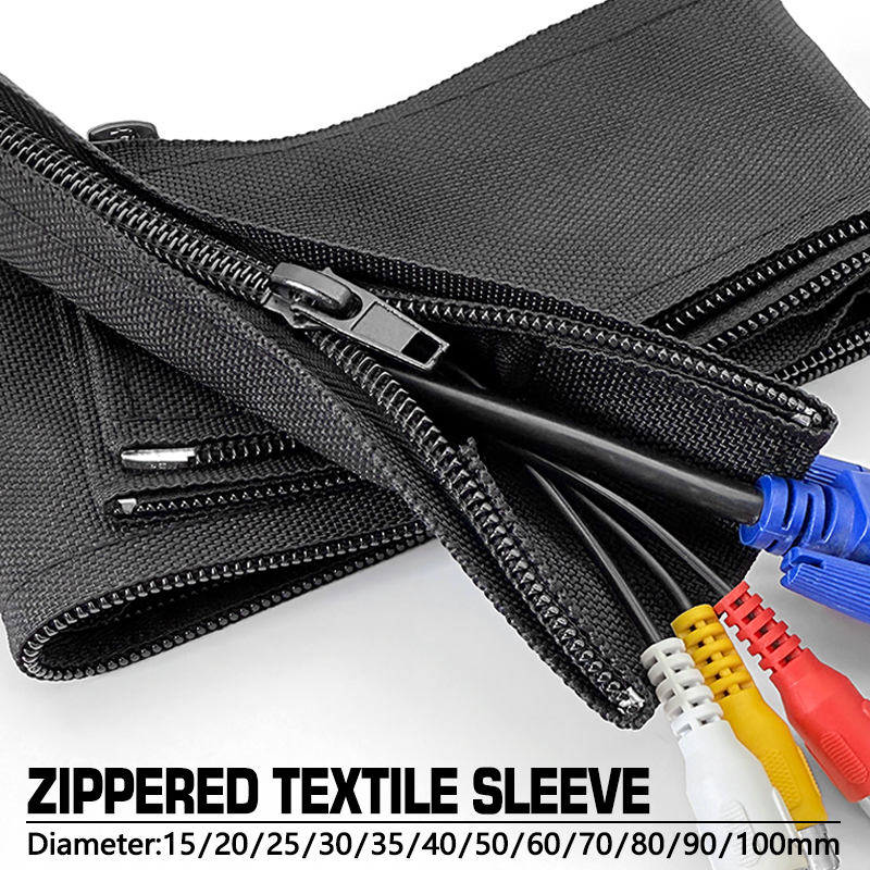 Cable Sleeve Neoprene - Funda Protectora para Cables con Cierre,