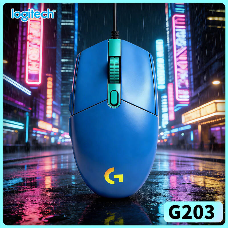Logitech Mouse G203 - Ratón con Cable Logitech G203 para