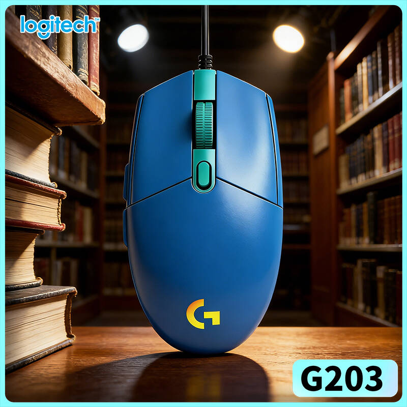 Logitech Mouse G203 - Ratón para Juegos Logitech G203 LIGHTSYNC,