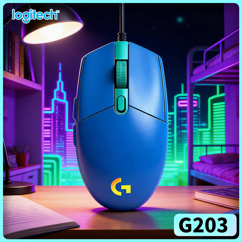 Logitech Mouse G203 - Ratón para juegos con cable Logitech