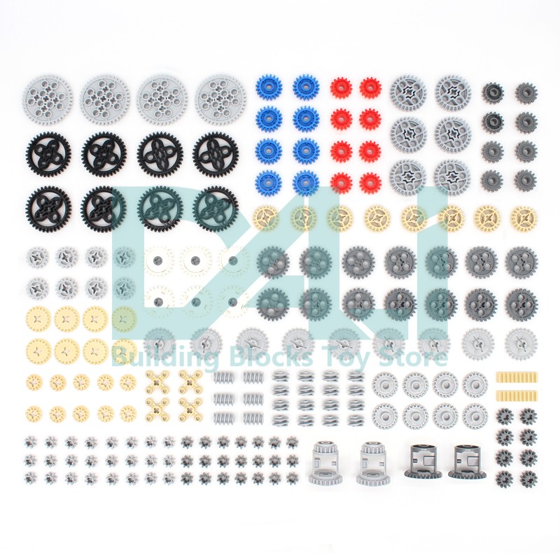 Tech Gear Accessories - Piezas Técnicas MOC, 198 Piezas, Juego