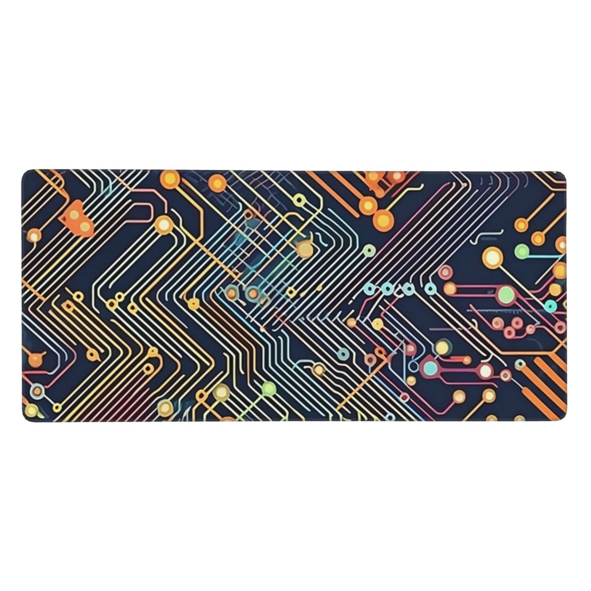Tech Accessories For Laptop - Alfombrilla de ratón grande con circuito