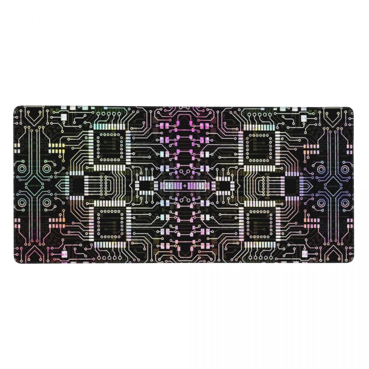 Tech Accessories For Laptop - Alfombrilla de ratón grande con circuito