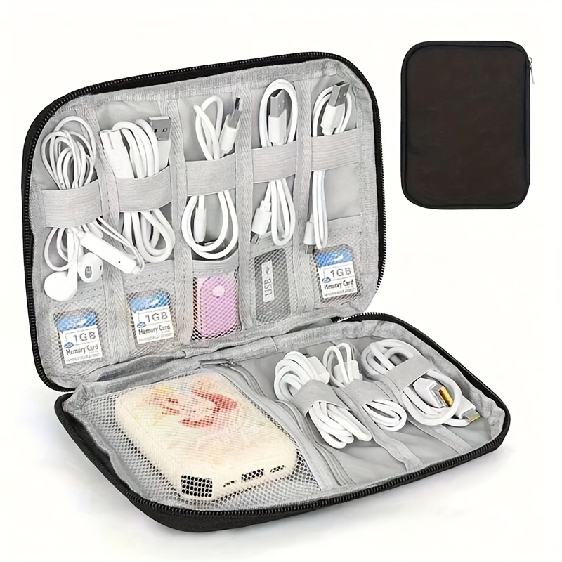 Tech Gear Accessories - Organizador de Cables de Viaje de