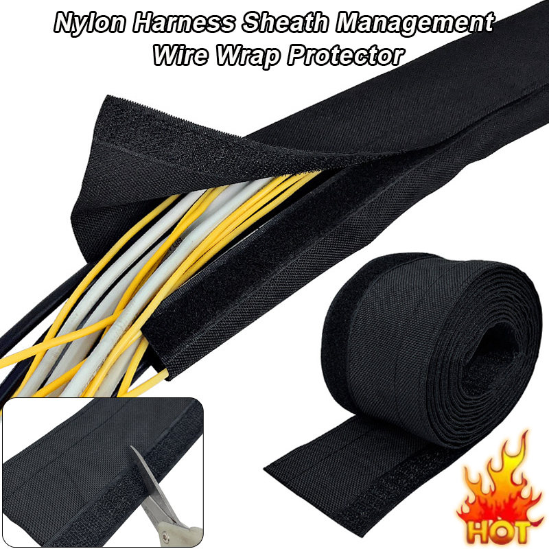 Cable Sleeve Neoprene - Funda de arnés de nailon de
