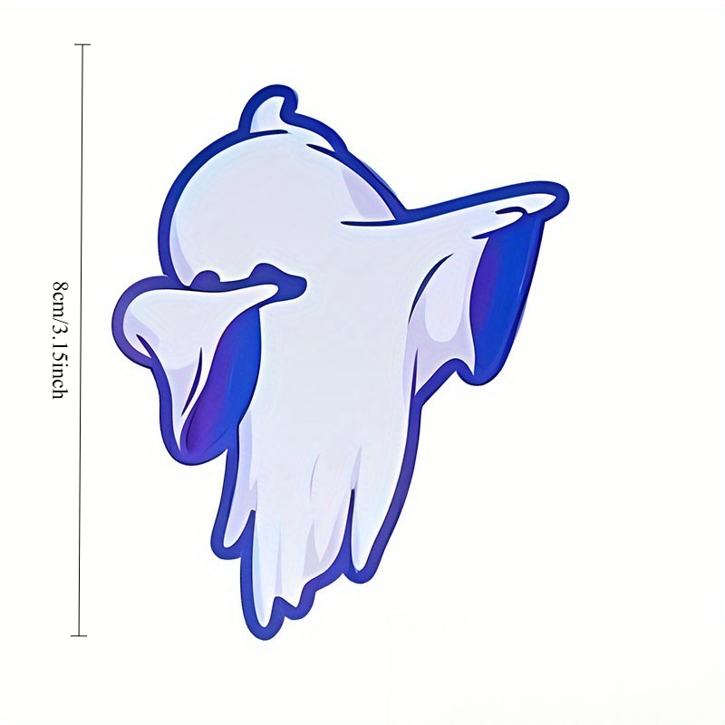 Tech Gear Accessories - 2 pegatinas de vinilo de fantasma