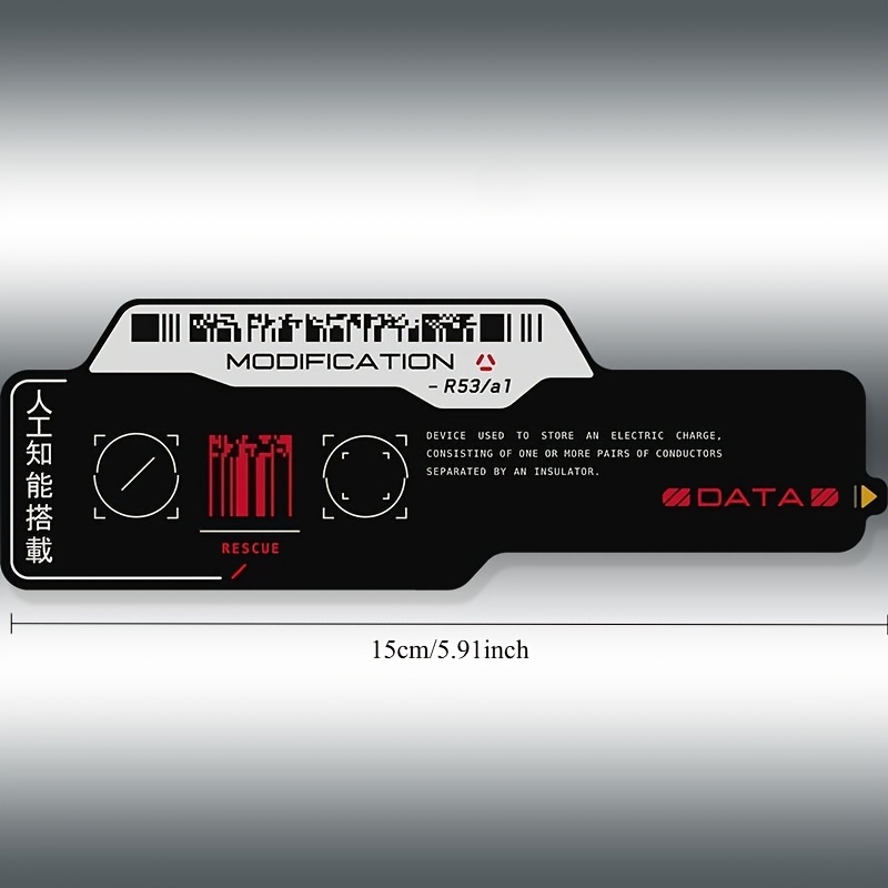 Tech Accessories For Laptop - Pegatinas de vinilo impermeables con código