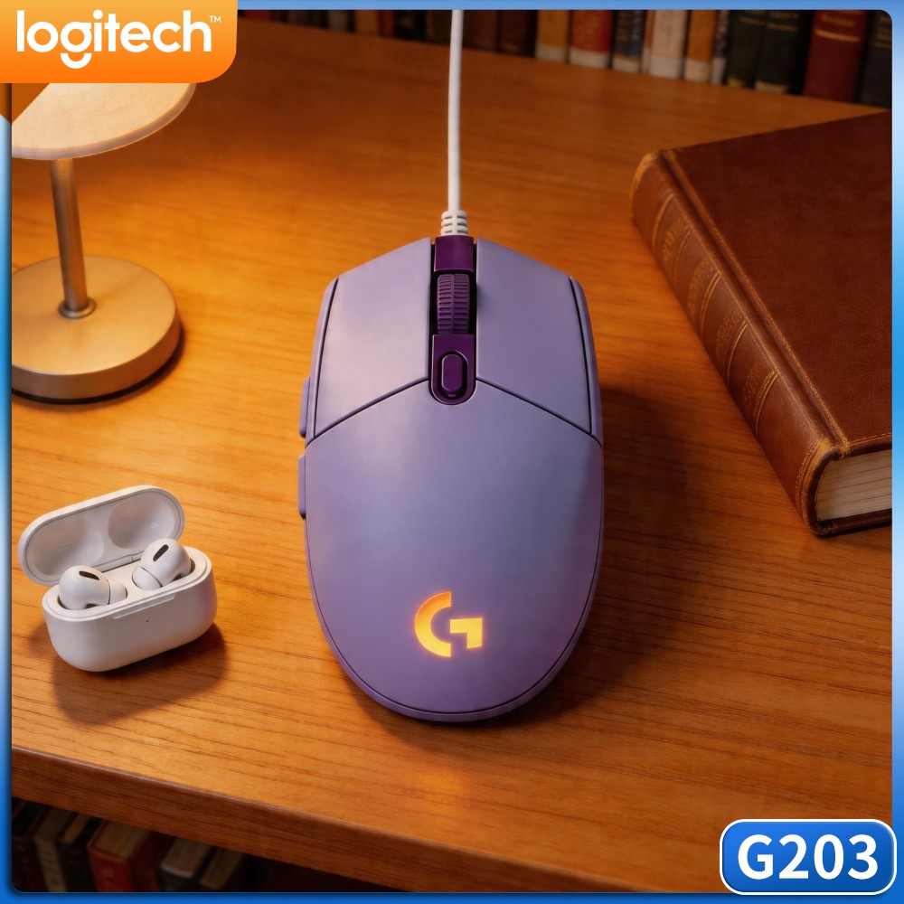 Logitech Mouse G203 - Ratón para juegos con cable Logitech