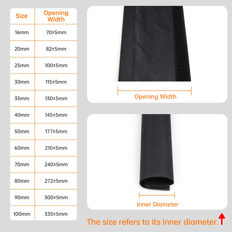 Funda impermeable de 1-10m, re - Cable Sleeve Neoprene reseña y precio