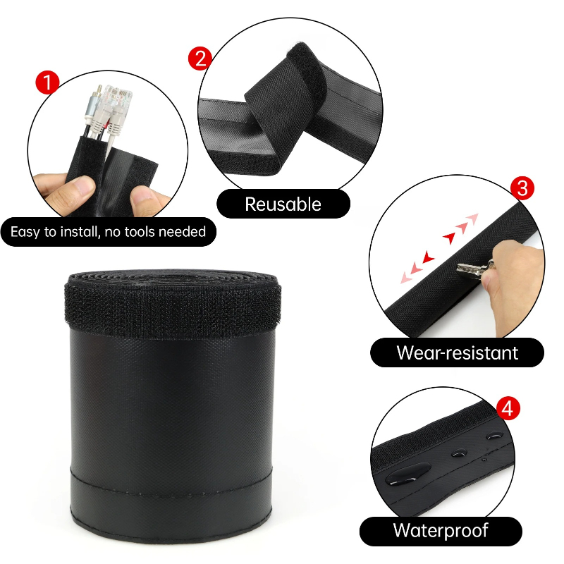 Funda impermeable de 1-10m, re - Cable Sleeve Neoprene reseña y precio