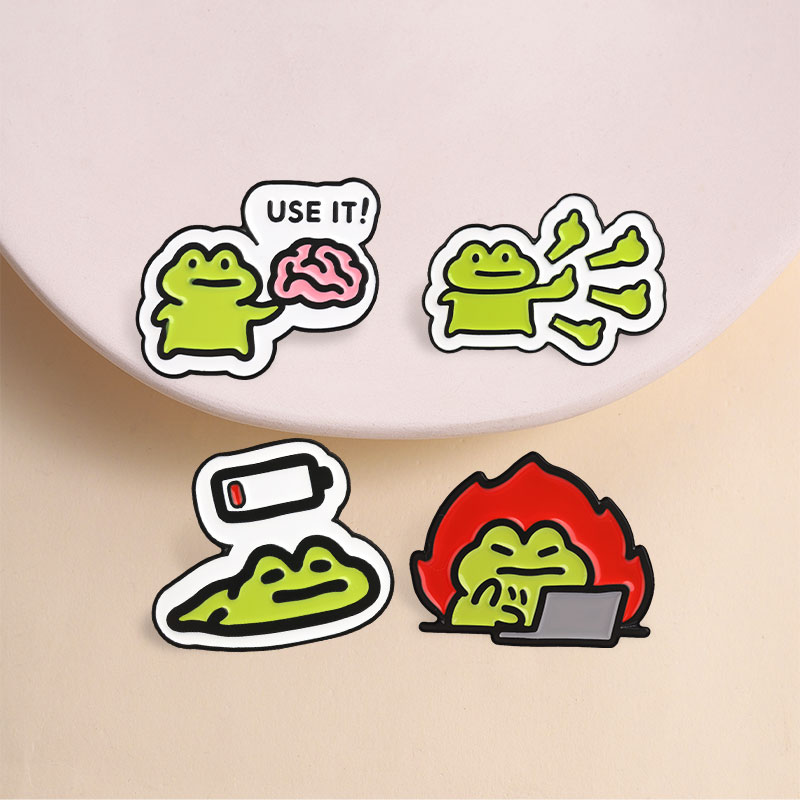Pin de esmalte de rana diverti - Kawaii Tech Accessories reseña y precio