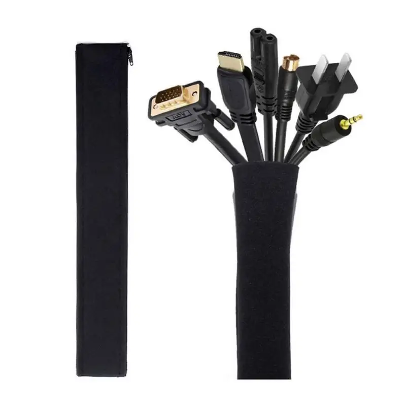 Funda de Cable con cremallera, - Cable Sleeve Neoprene reseña y precio