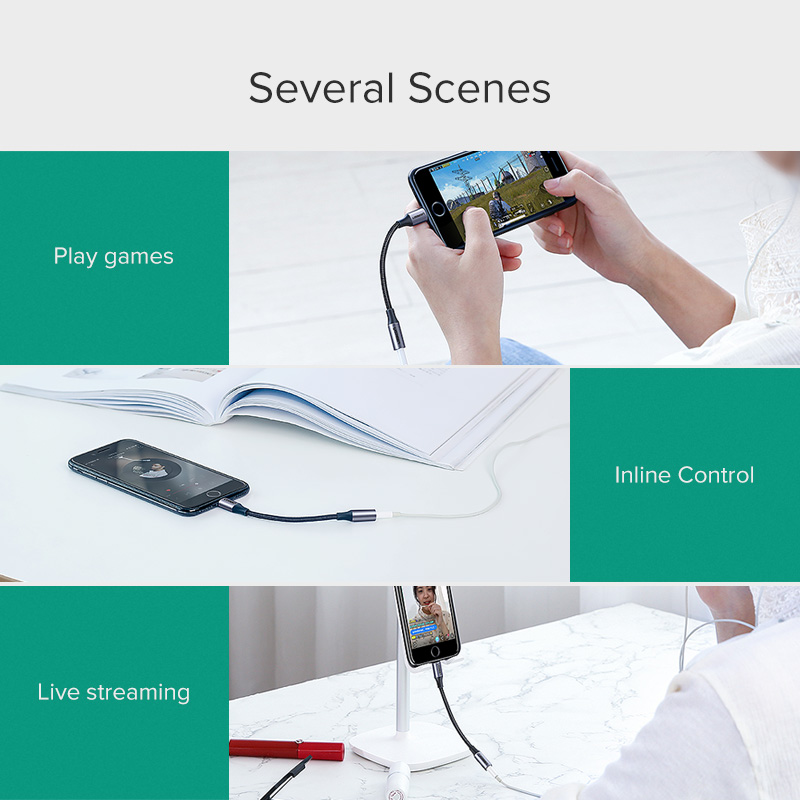 UGREEN-Adaptador de auriculare - Tech Accessories Phone reseña y precio