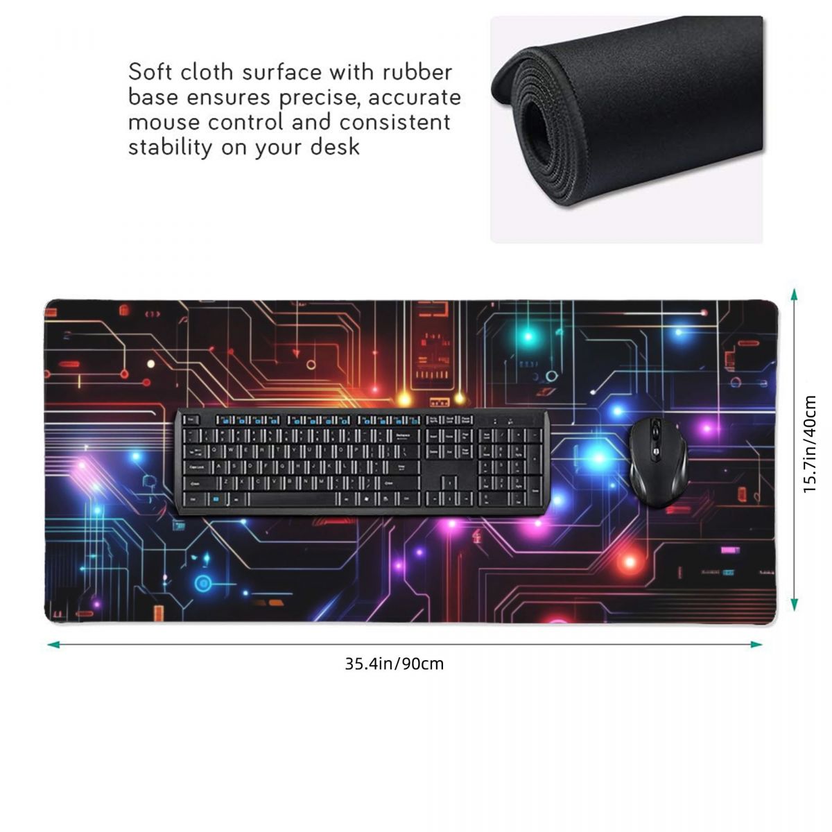 Alfombrilla de ratón grande co - Tech Accessories For Laptop reseña y precio