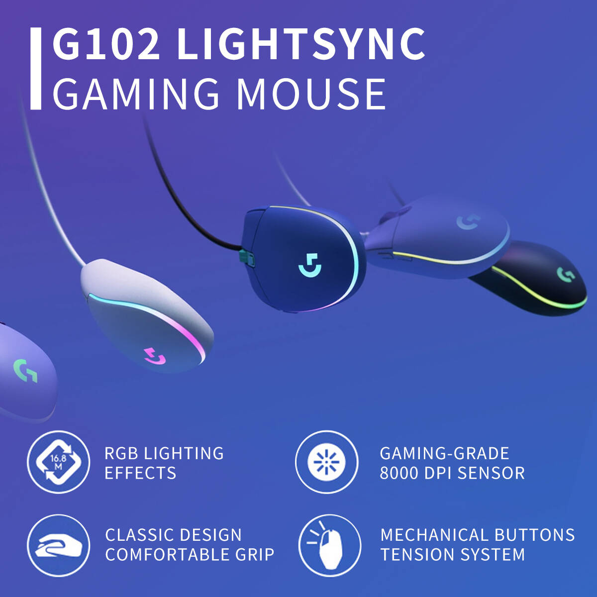 Ratón Logitech G203 Prodigy Se - Logitech Mouse G203 reseña y precio
