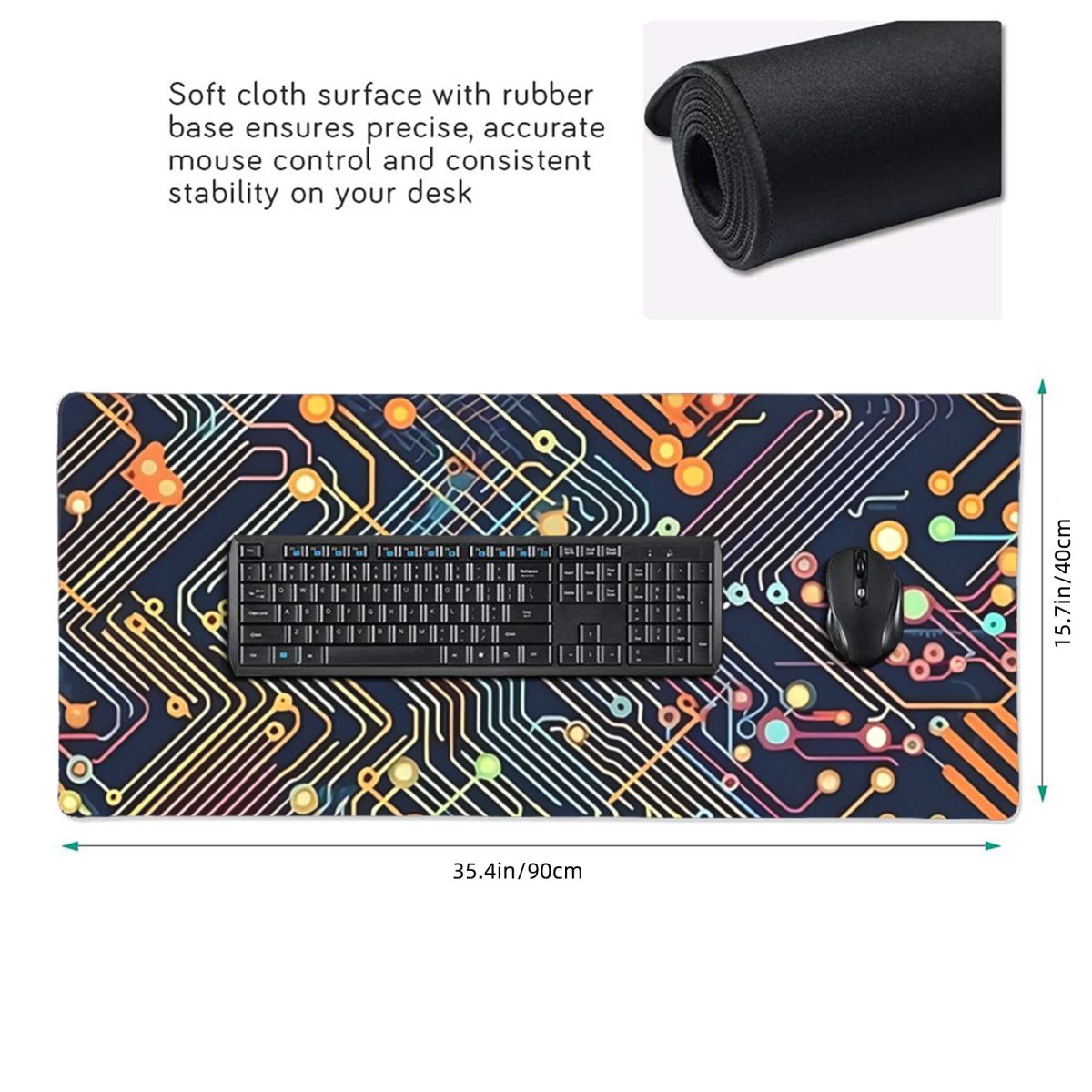 Alfombrilla de ratón grande co - Tech Accessories For Laptop reseña y precio