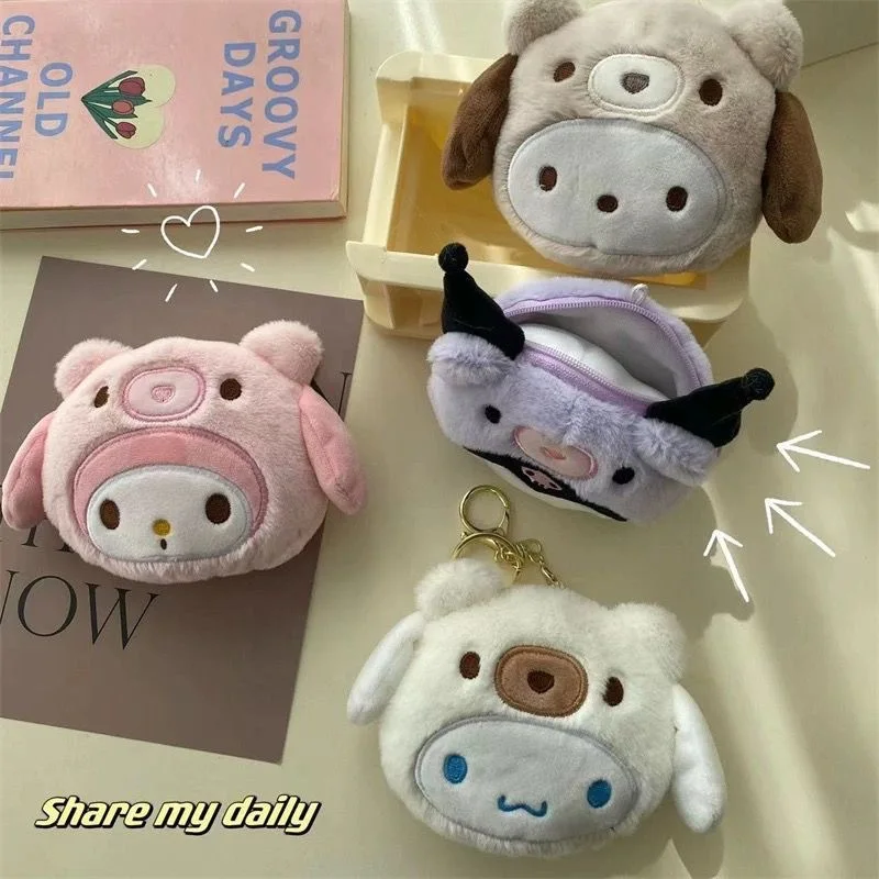 Monedero de peluche Sanrio Kur - Kawaii Tech Accessories reseña y precio