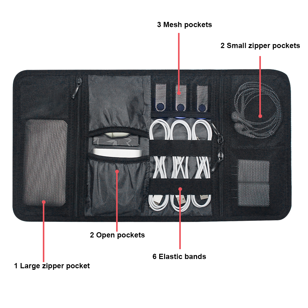Bolsa Organizadora de Cables,  - Tech Acc reseña y precio