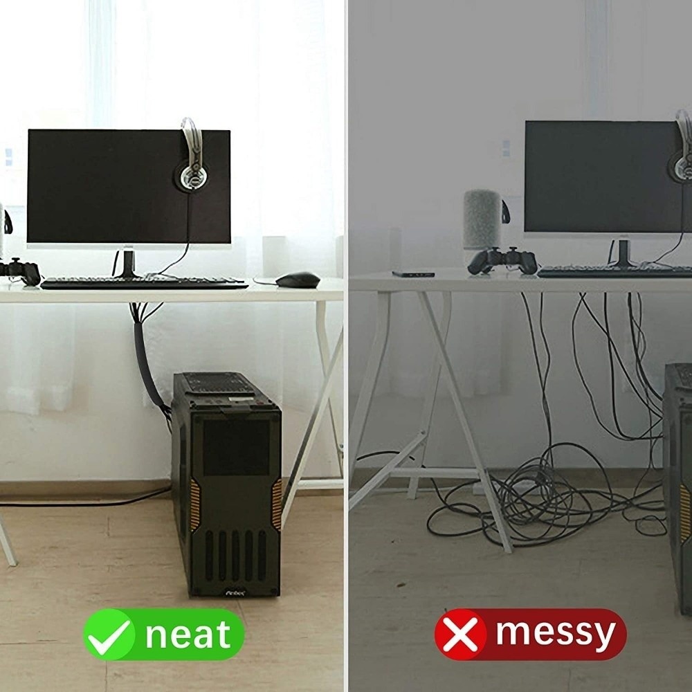 Bolsa organizadora de cables d - Cable Sleeve Neoprene reseña y precio
