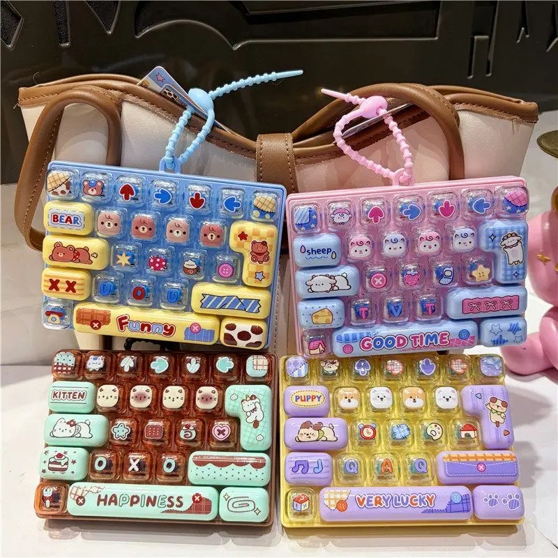 Llavero de Teclado con Teclas  - Kawaii Tech Accessories reseña y precio